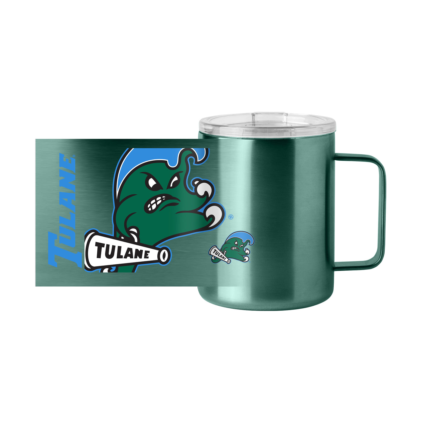 Tulane 15oz Hype Stainless Steel Mug