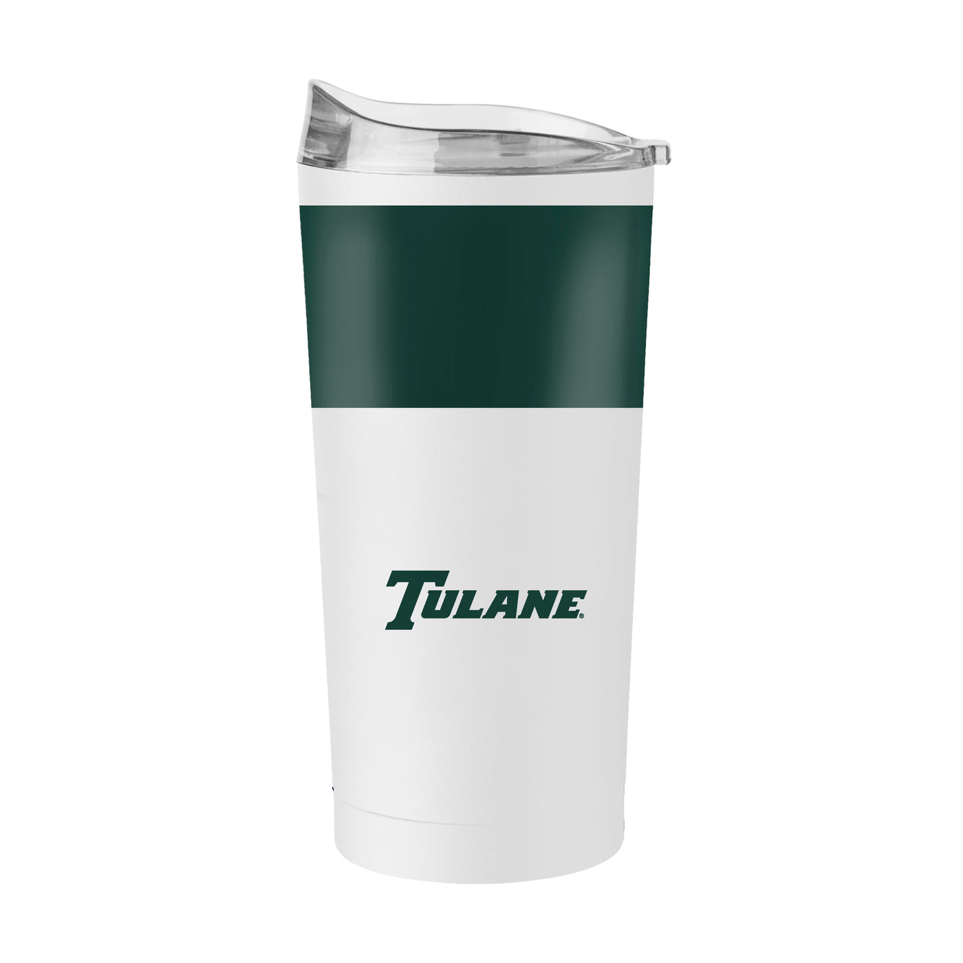 Tulane 20oz Colorblock Powder Coat Tumbler