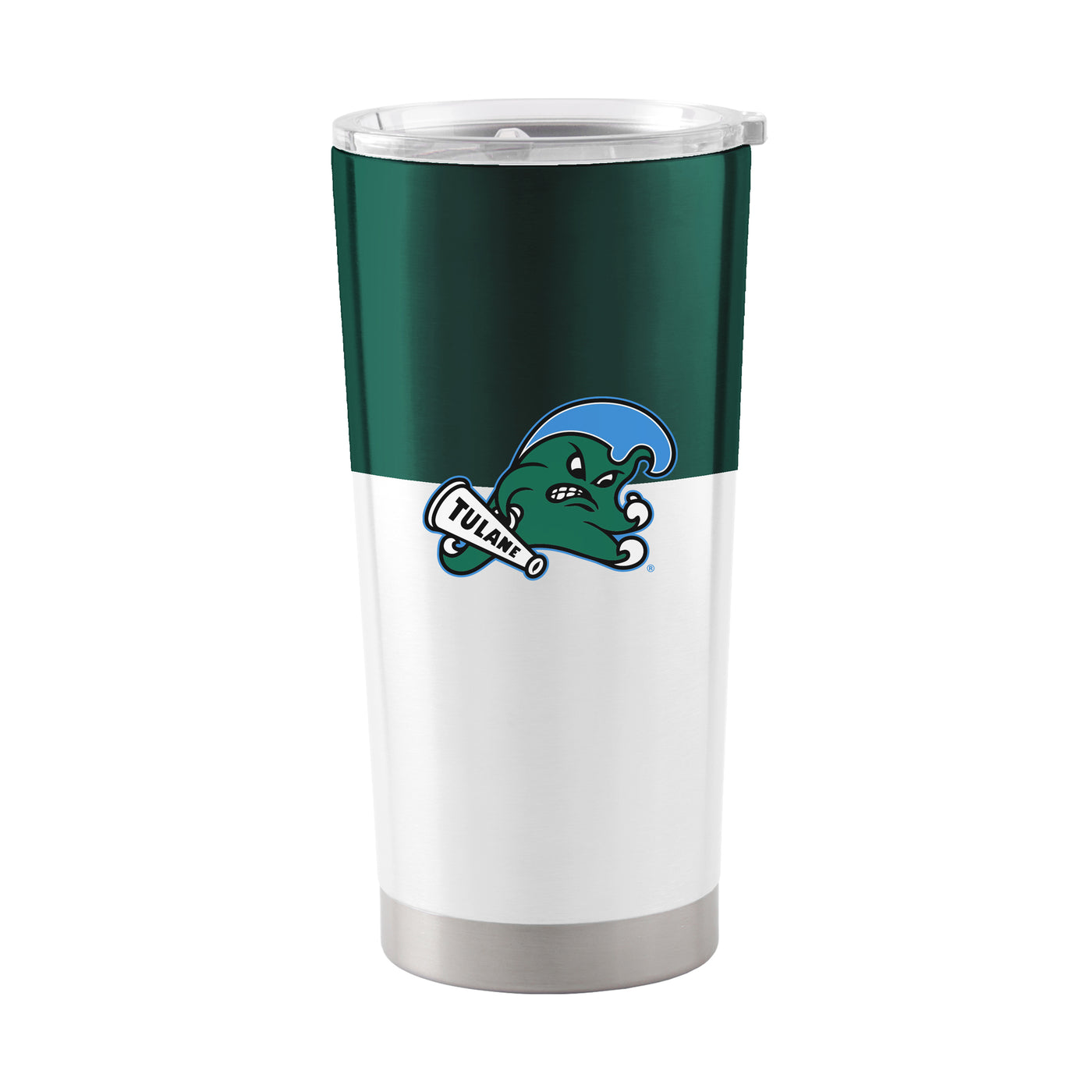 Tulane 20oz Colorblock Stainless Tumbler