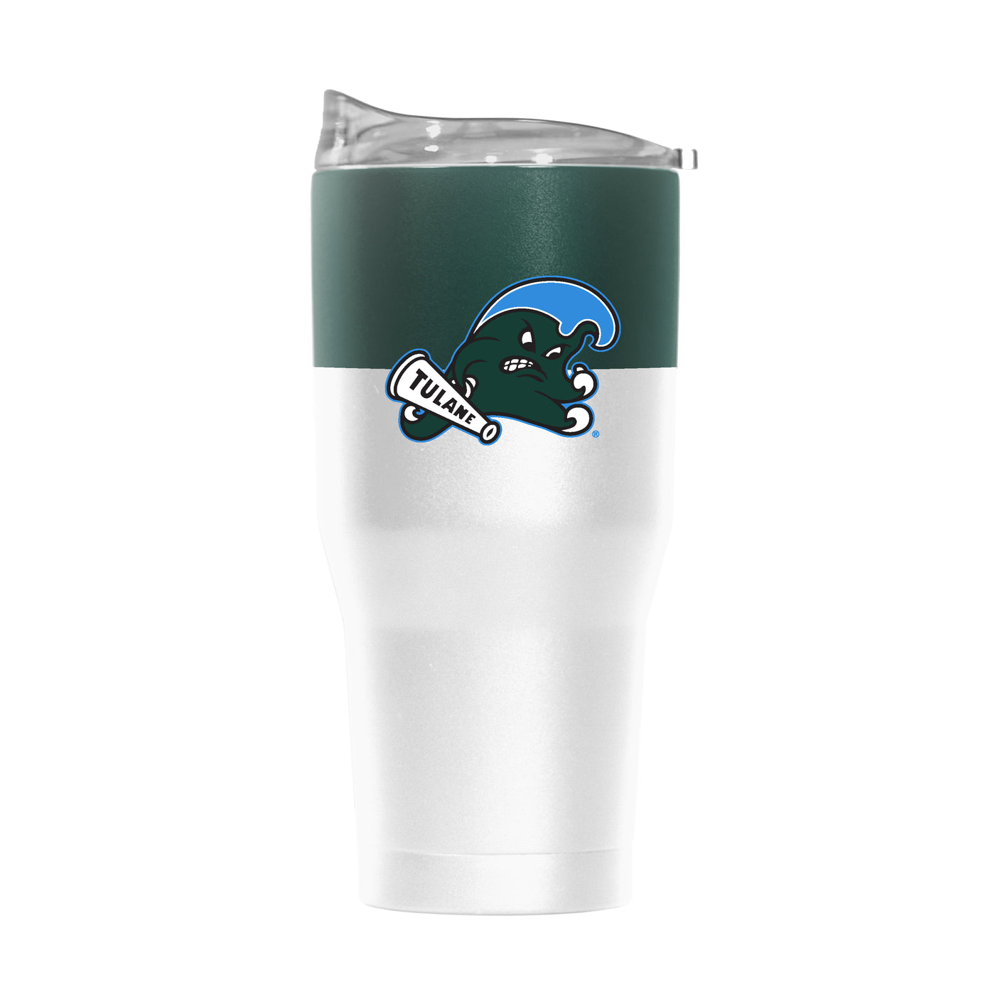 Tulane 30oz Colorblock Powder Coat Tumbler