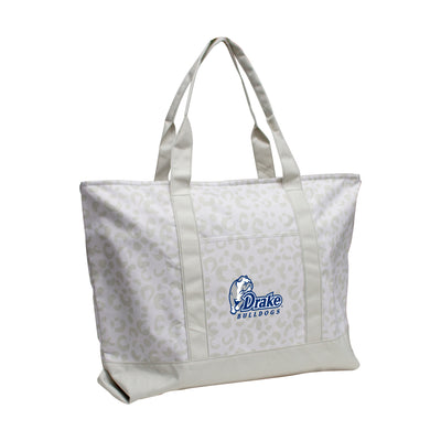 Drake Leopard Pattern Tote - Logo Brands