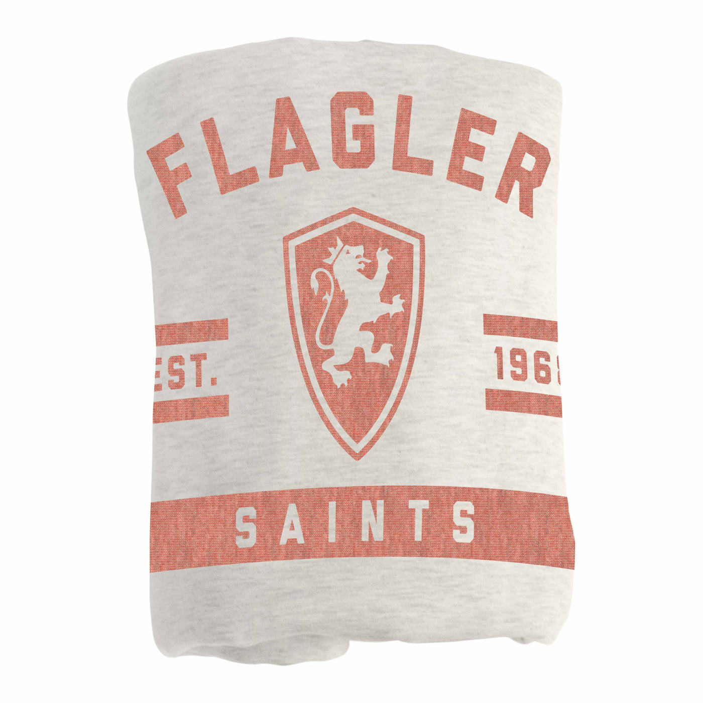 Flagler College Oatmeal Sweatshirt Blanket