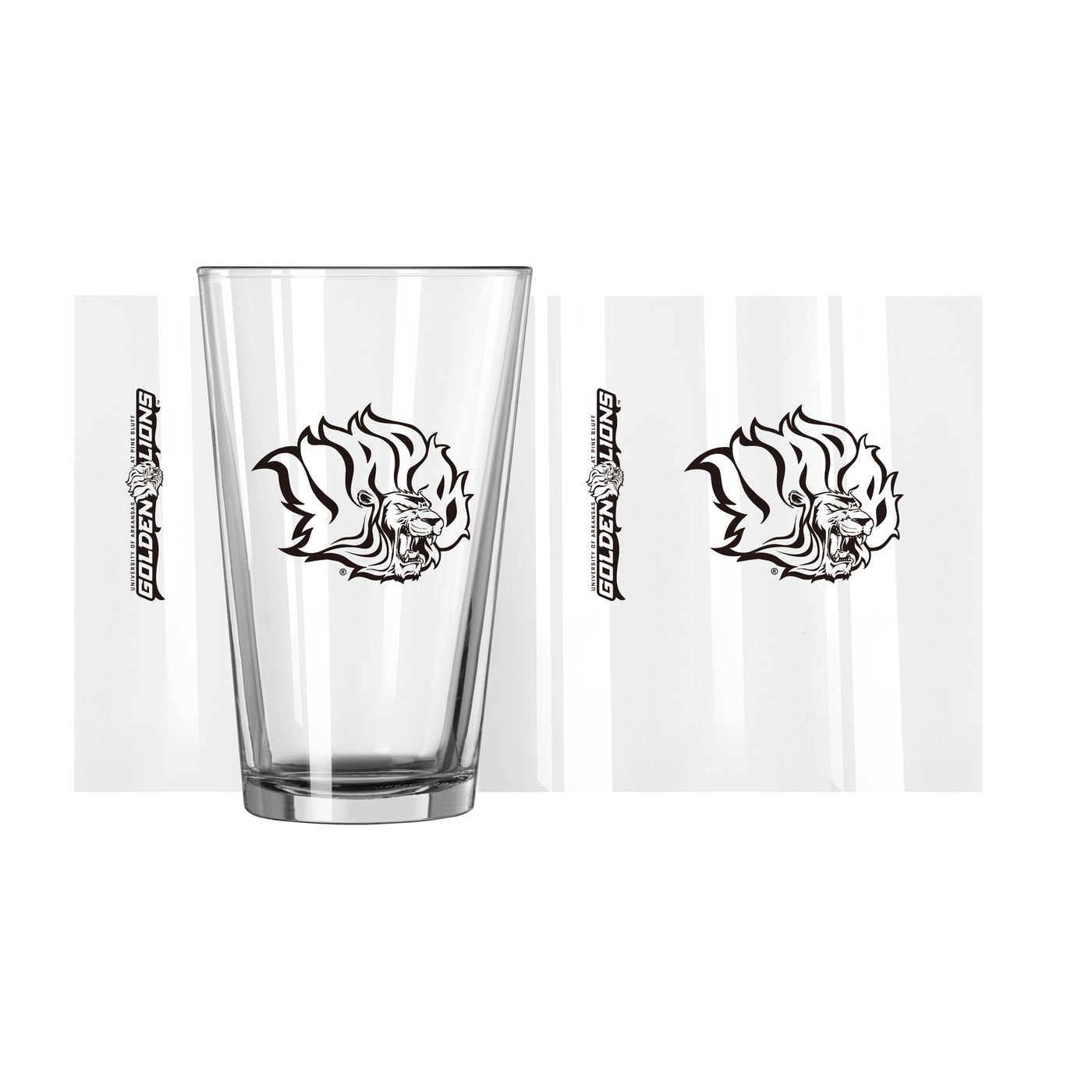 Arkansas-Pine Bluff 16oz Gameday Pint Glass