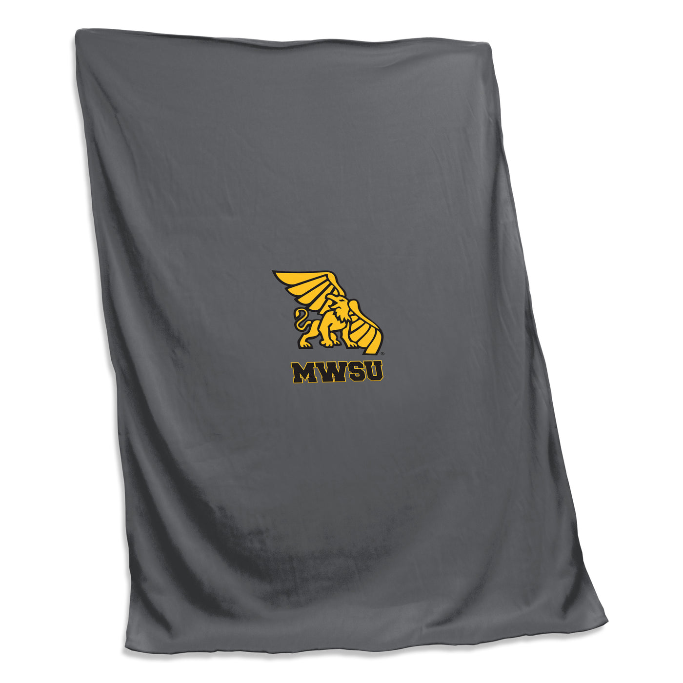 Missouri Western State Charcoal Sweatshirt Blanket (Screened)