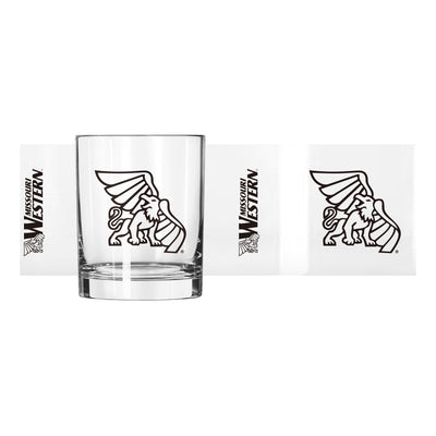 Missouri Western State 14oz Gameday Rocks Glass