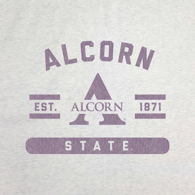 Alcorn State Oatmeal Sweatshirt Blanket