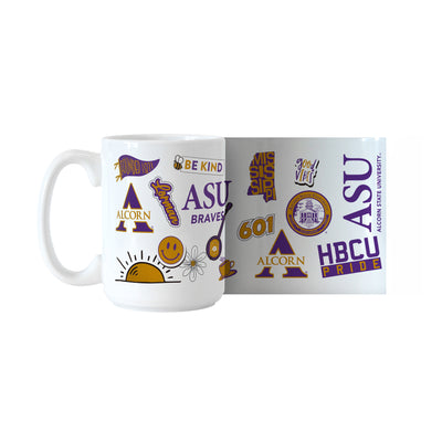 Alcorn State 15oz Native Sublimated Mug