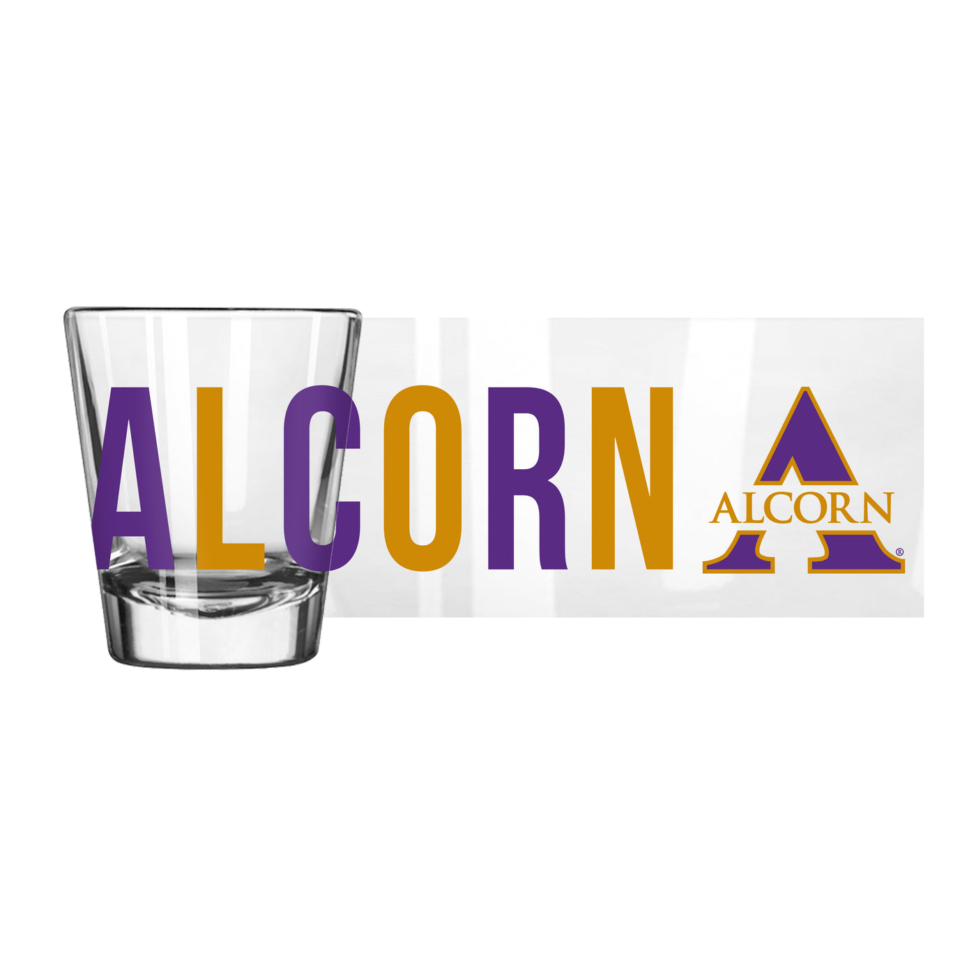 Alcorn State 2oz Overtime Shot Glass