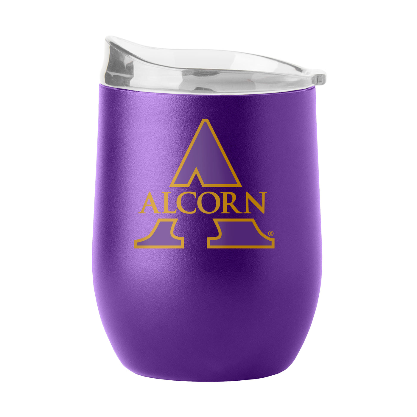 Alcorn State 16oz Flipside Powder Coat Curved Bev