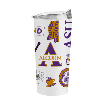 Alcorn State 20oz Native Powder Coat Tumbler