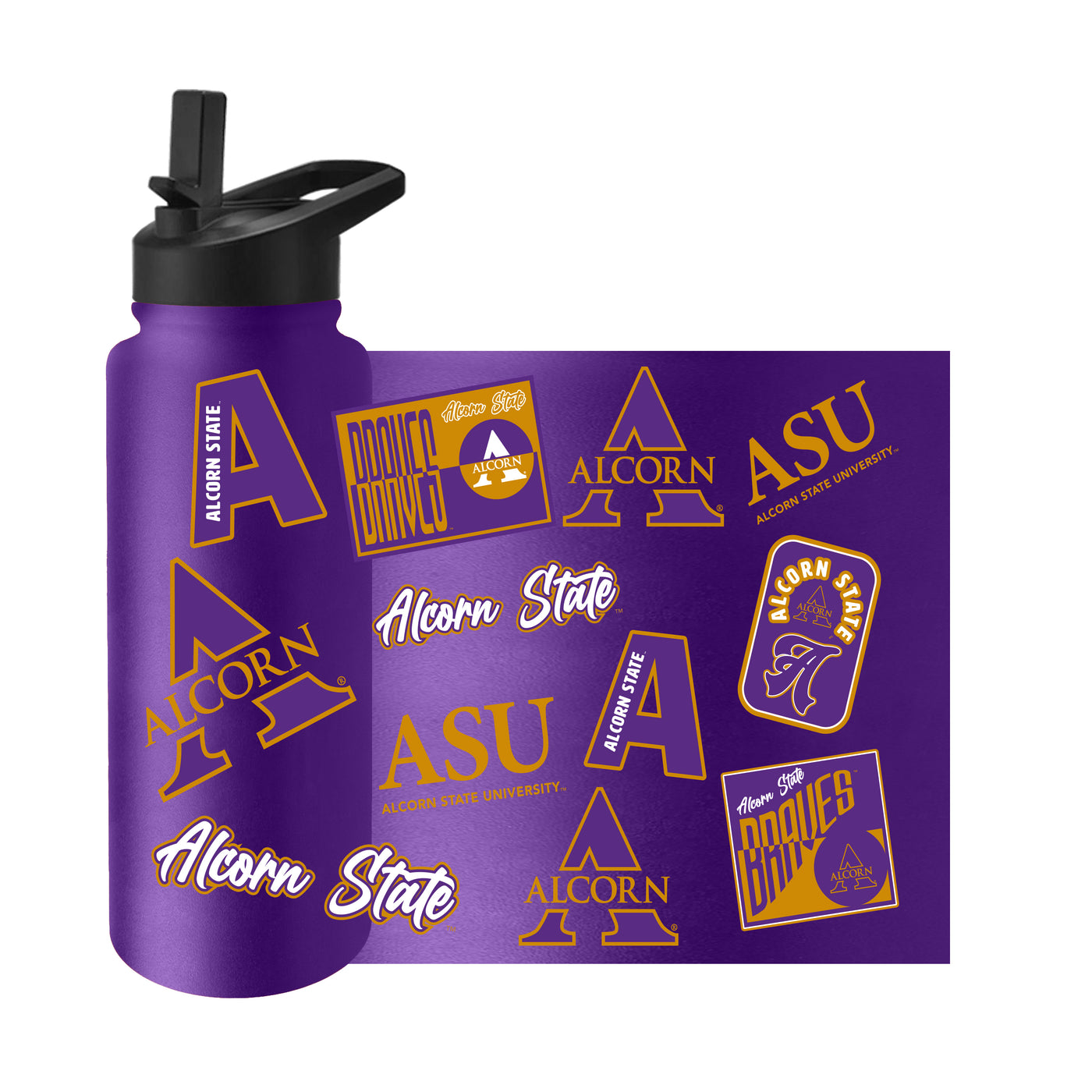 Alcorn State 34oz Dreamweave Quencher Bottle