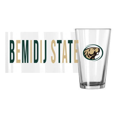 Bemidji State 16oz Overtime Pint Glass - Logo Brands