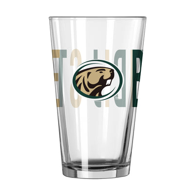 Bemidji State 16oz Overtime Pint Glass - Logo Brands