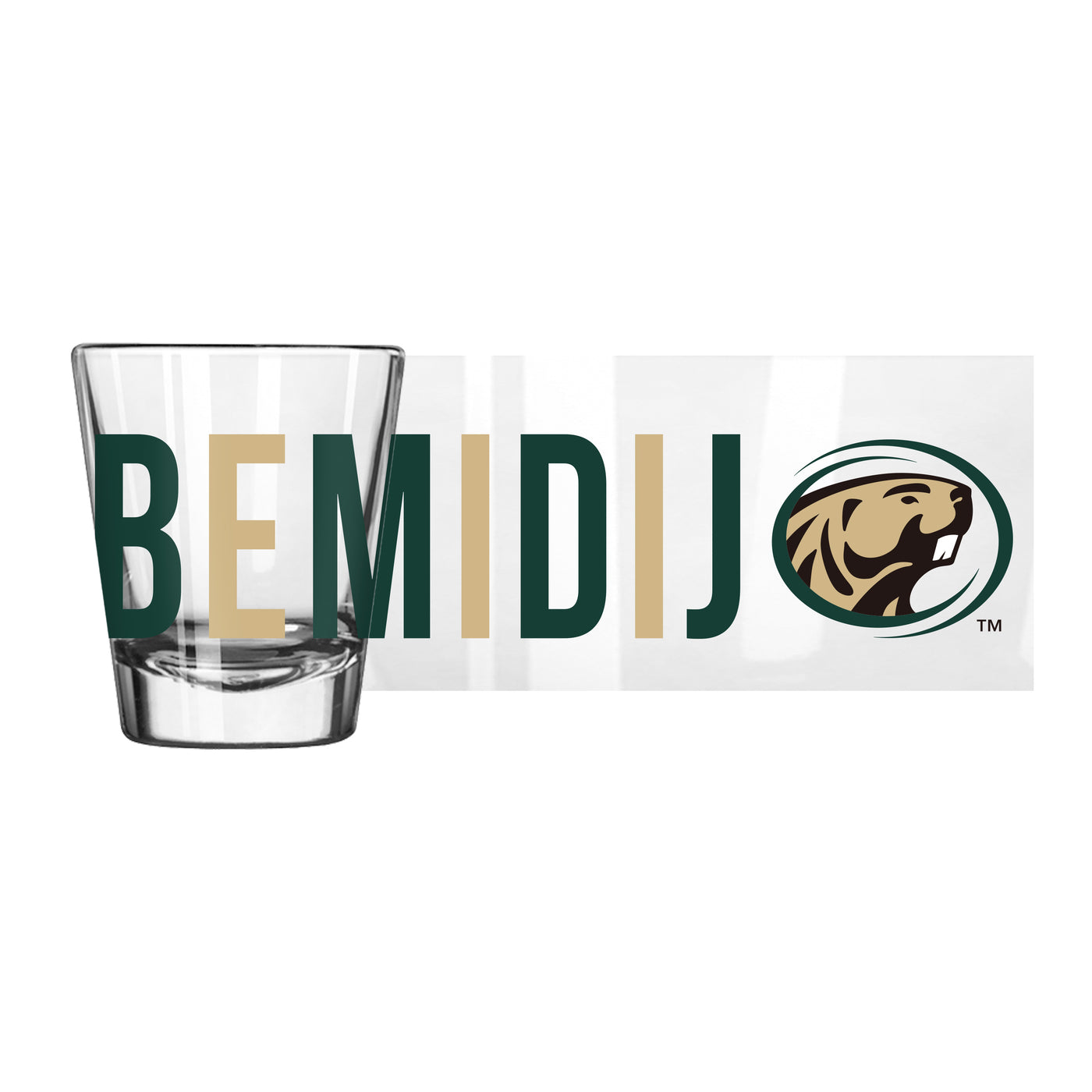 Bemidji State 2oz Overtime Shot Glass