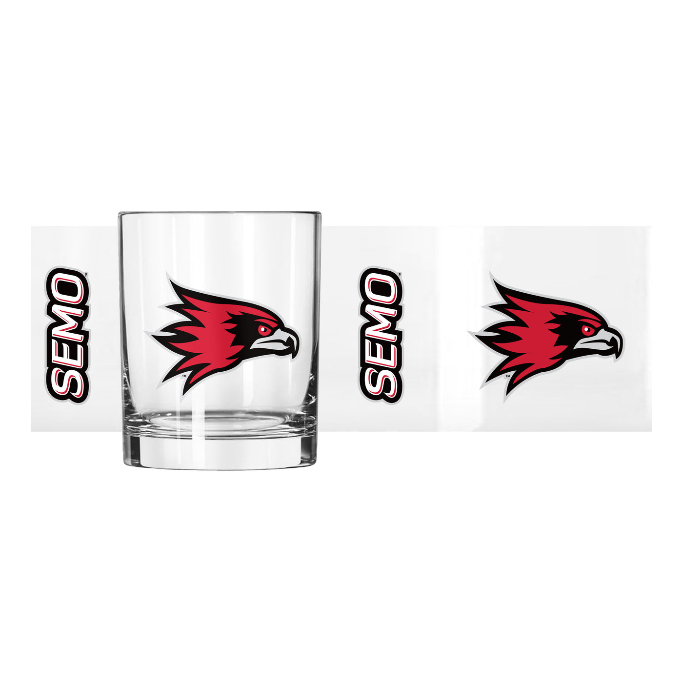 Southeast Missouri 14oz Gameday Rocks Glass - Logo Brands