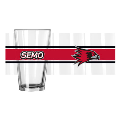 Southeast Missouri 16oz Stripe Pint Glass