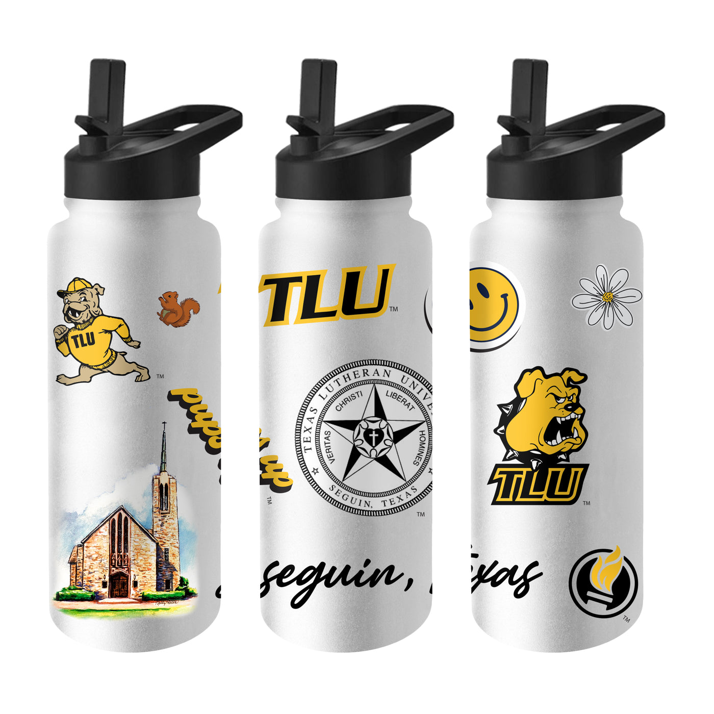 Texas Lutheran 34oz Native Quencher Bottle