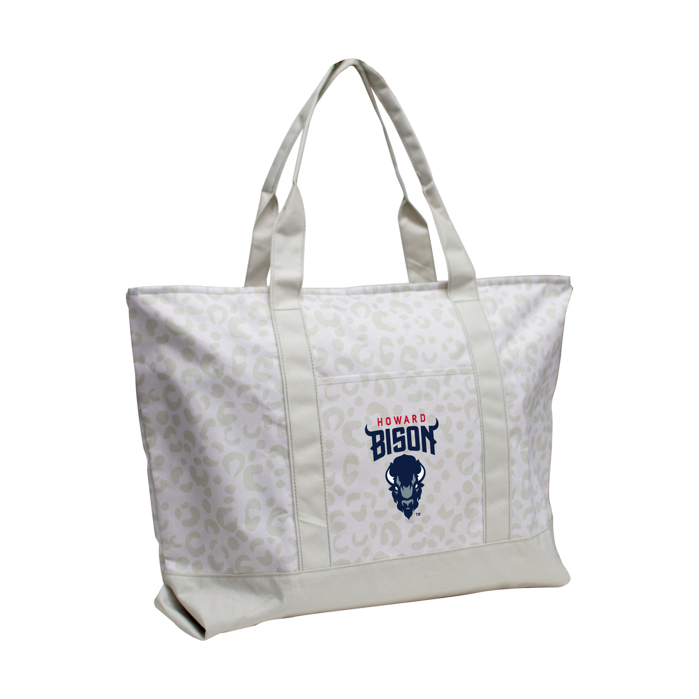 Howard University Leopard Pattern Tote