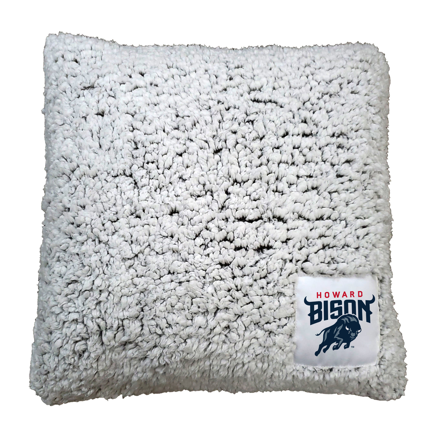 Howard U Frosty Throw Pillow