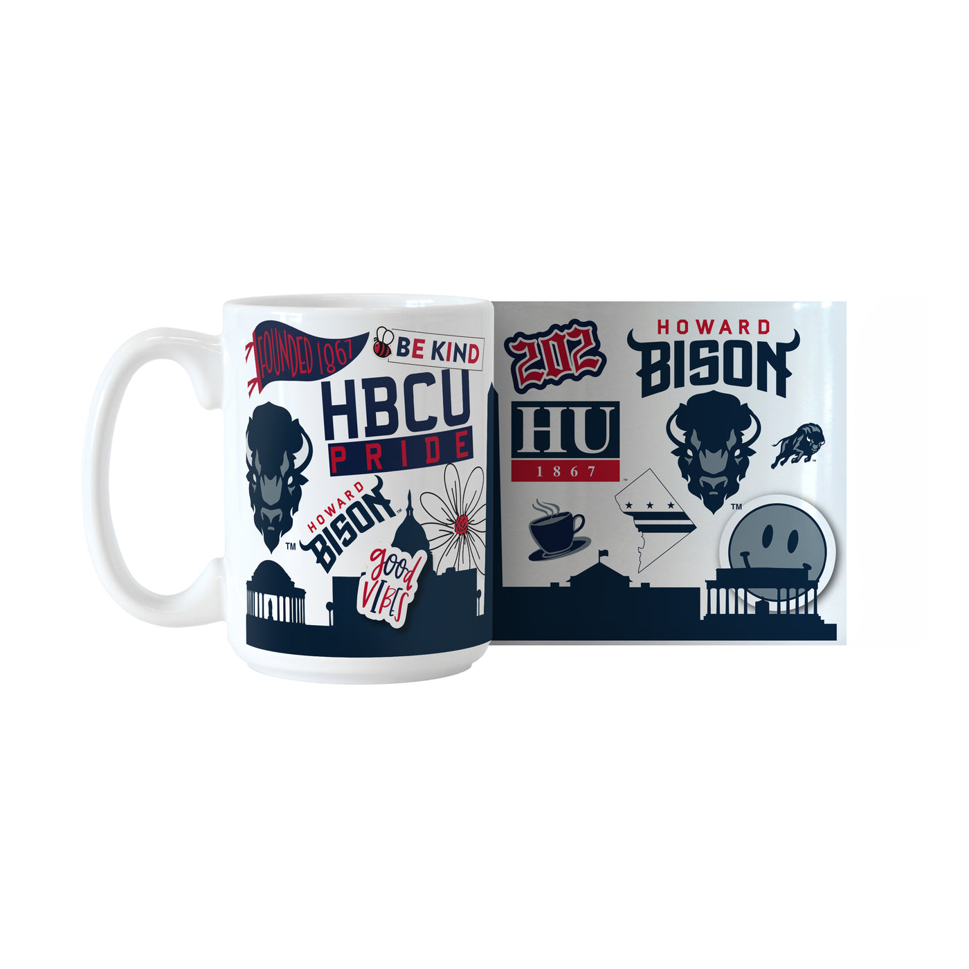 Howard University 15oz Native Sublimated Mug