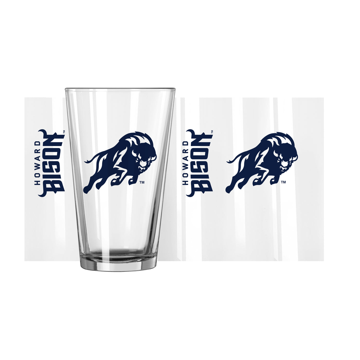 Howard University 16oz Gameday Pint Glass