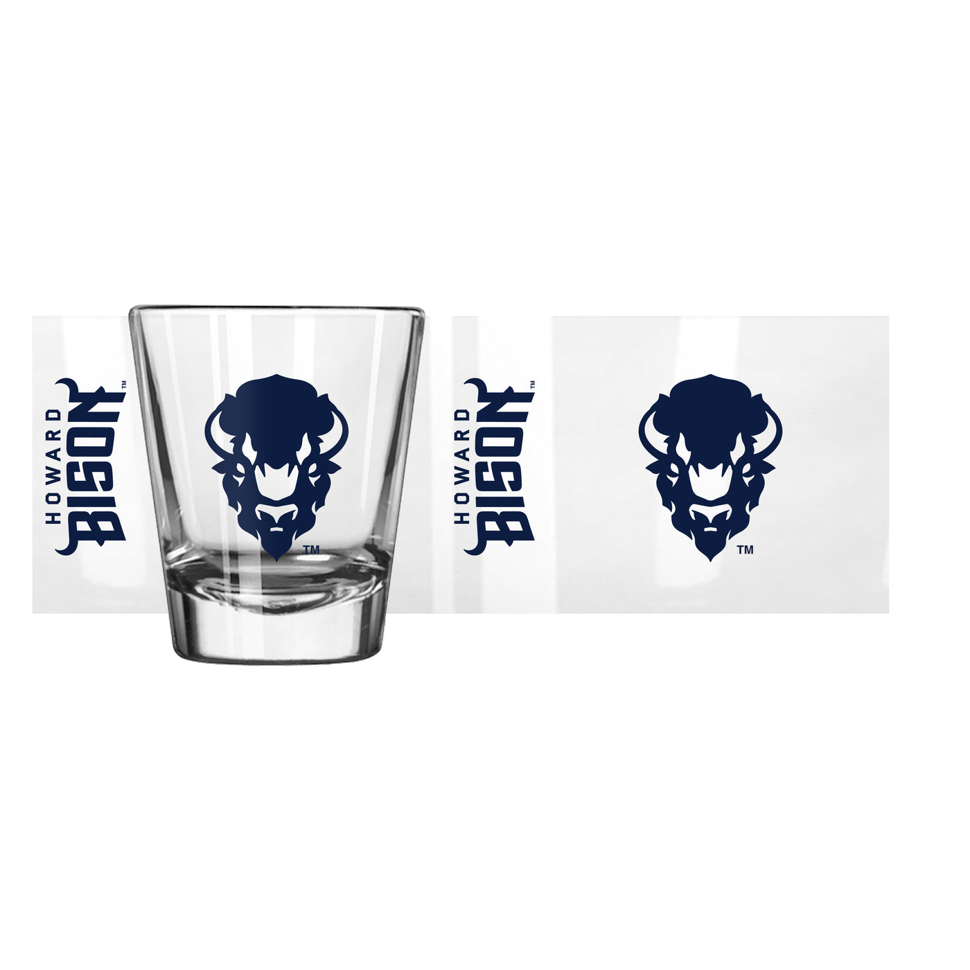 Howard University 2oz Gameday Shot Glass