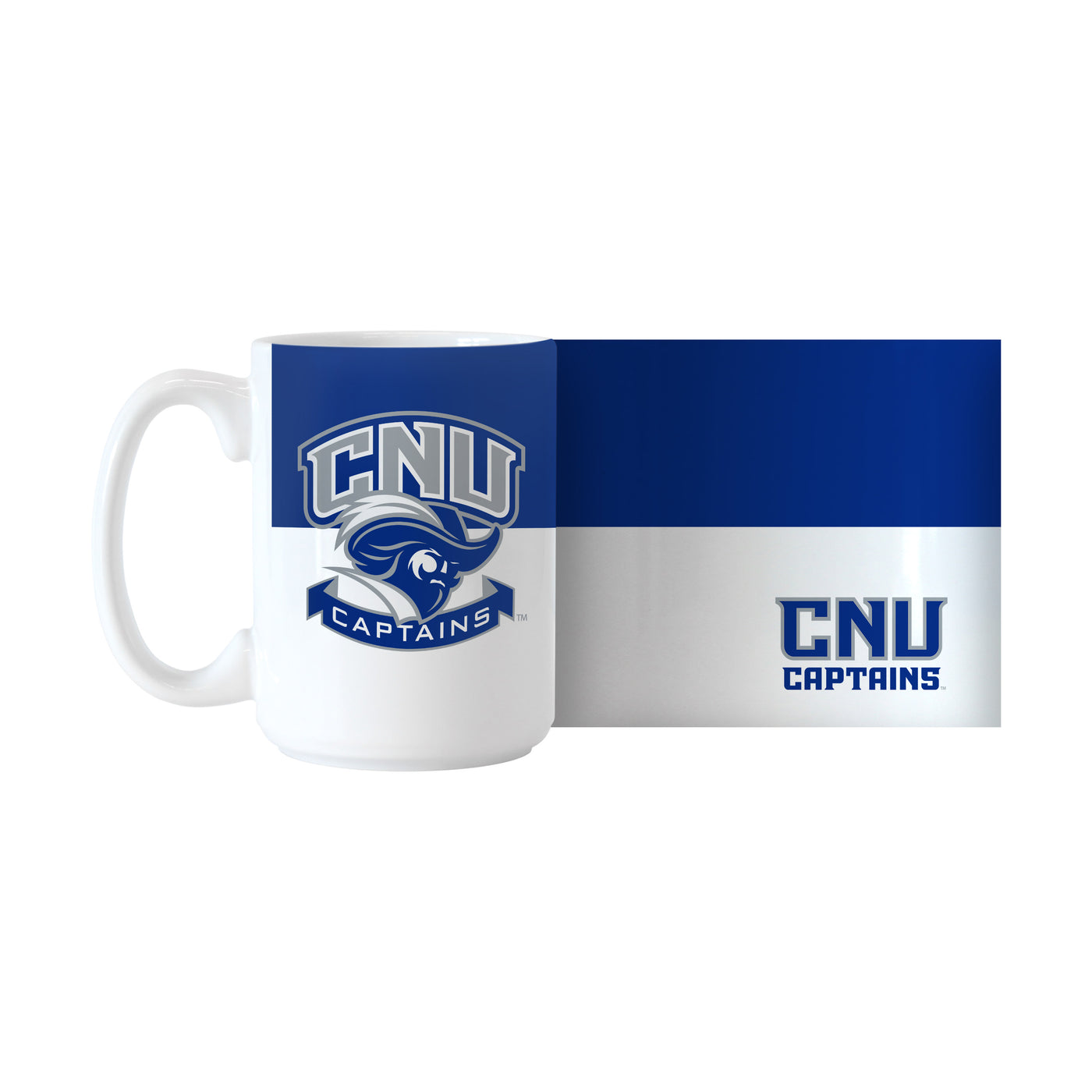 Christopher Newport 15oz Colorblock Sublimated Mug