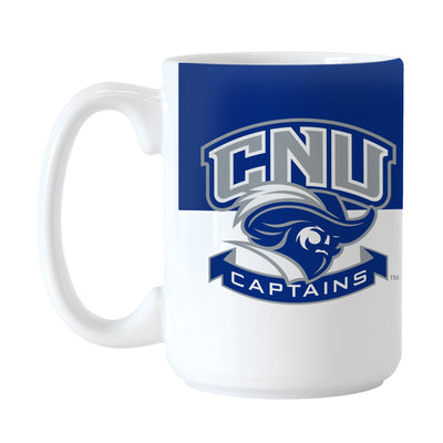 Christopher Newport 15oz Colorblock Sublimated Mug - Logo Brands