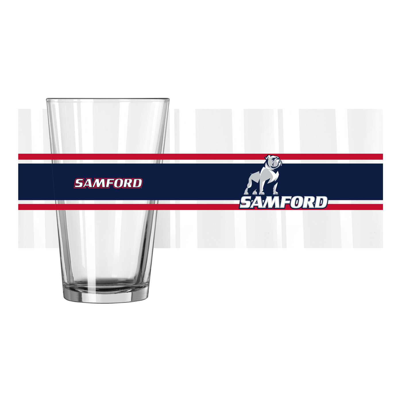 Samford 16oz Stripe Pint Glass