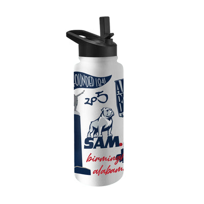 Samford 34oz Native Quencher Bottle - Logo Brands