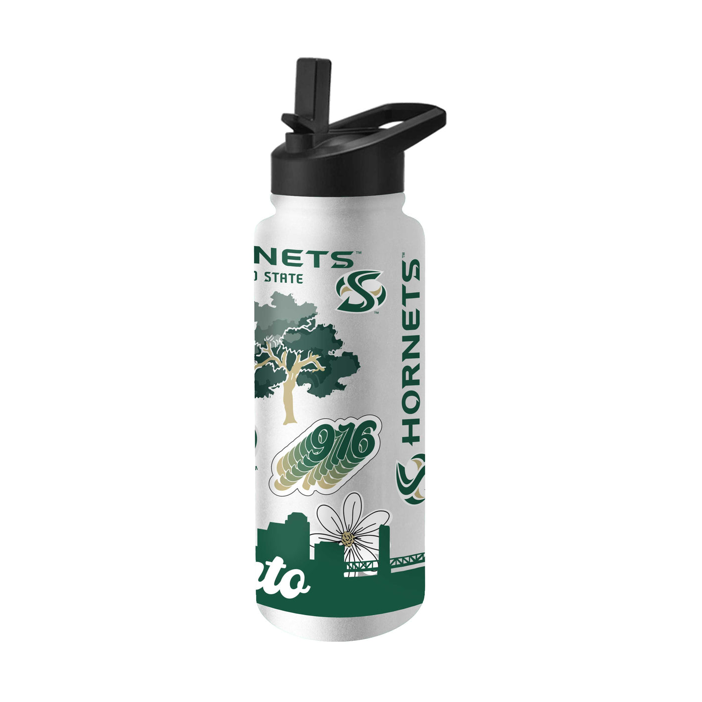 Sacramento State 34oz Native Quencher Bottle