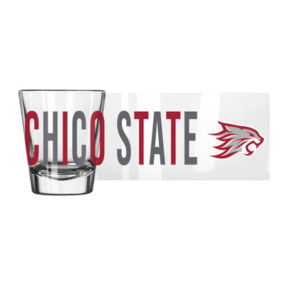 California State Chico 2oz Overtime Shot Glass - Logo Brands