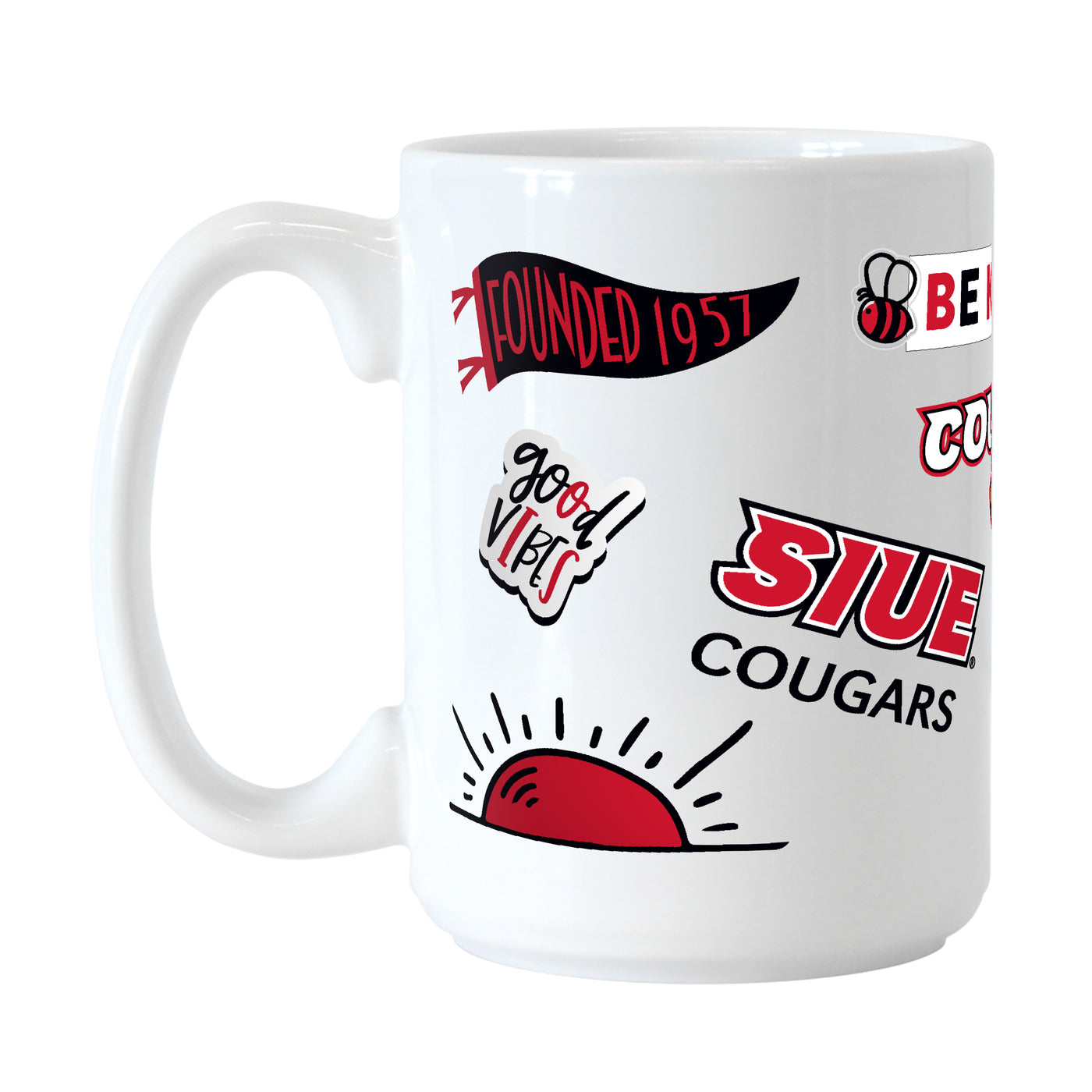 Southern Ill Edwardsville 15oz Native Sublimated Mug