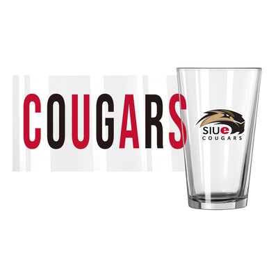 Southern Ill Edwardsville 16oz Overtime Pint Glass