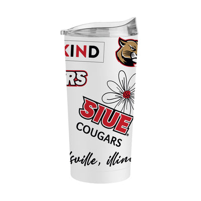 Southern Ill Edwardsville 20oz Native Powder Coat Tumbler