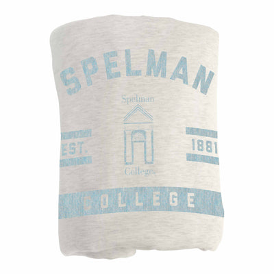 Spelman College Sublimated Sweatshirt Blanket - Logo Brands