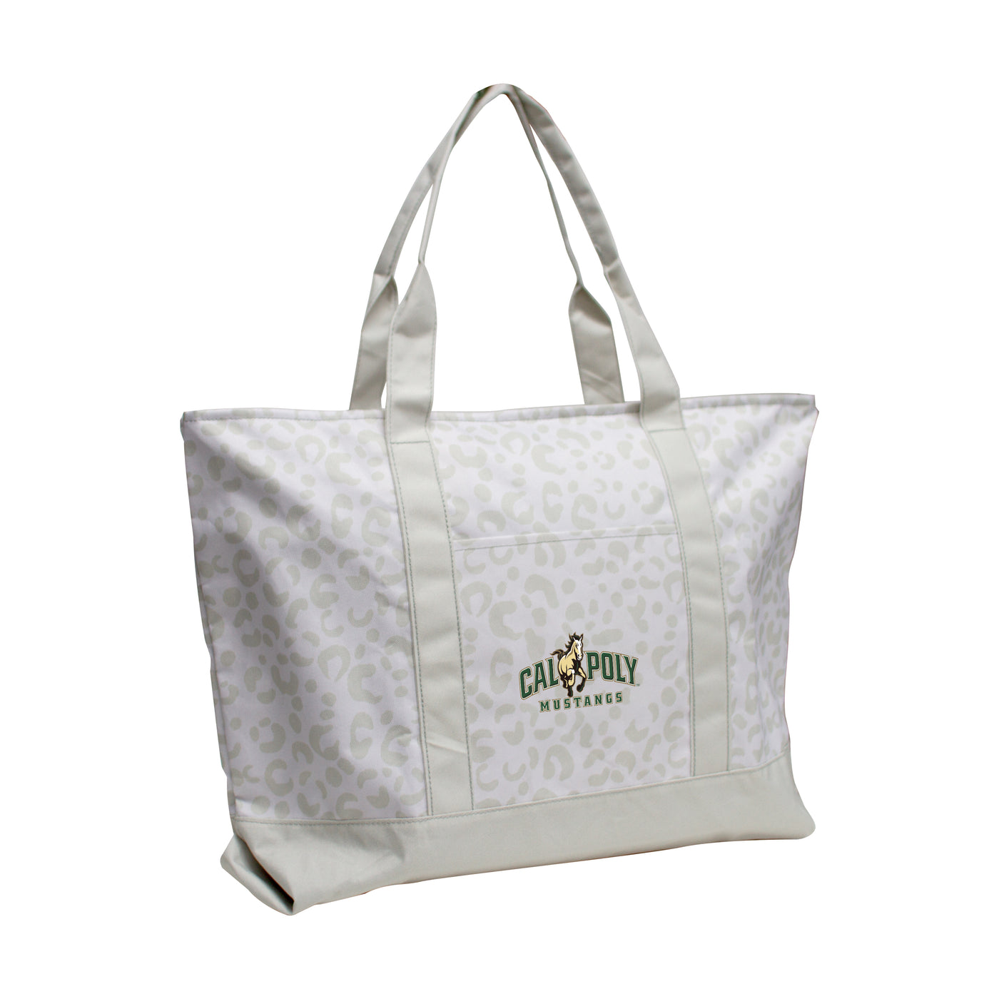 California Poly Leopard Pattern Tote - Logo Brands