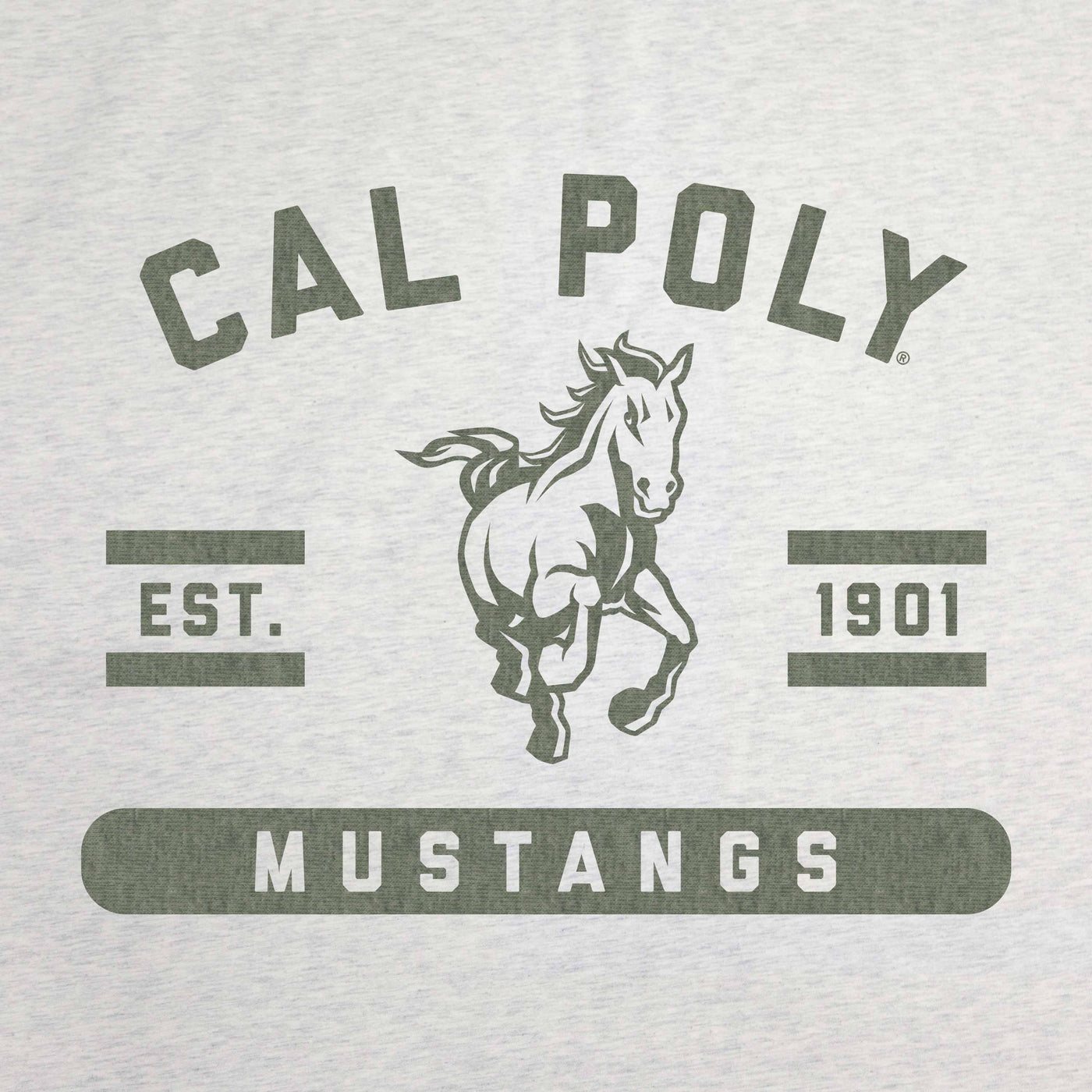 California Poly Sublimated Sweatshirt Blanket