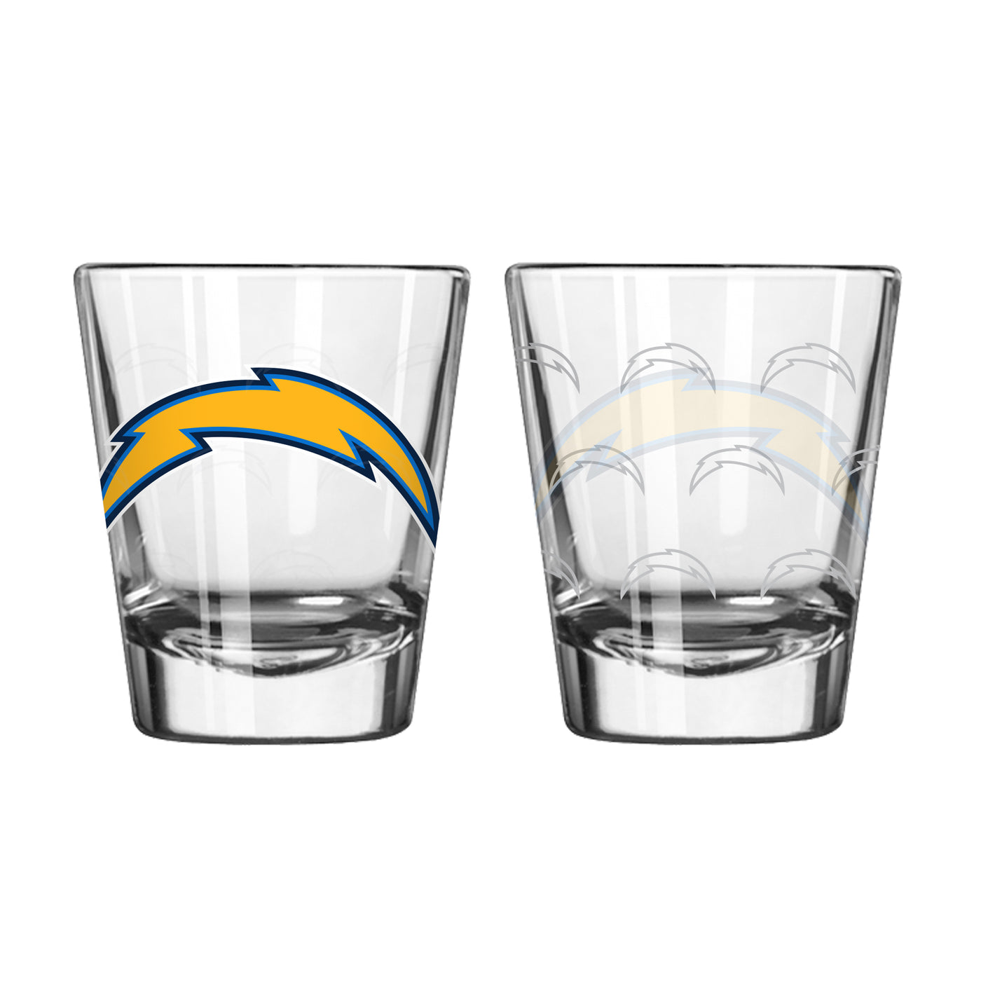 Los Angeles Chargers 2oz Satin Etch Shot Glass
