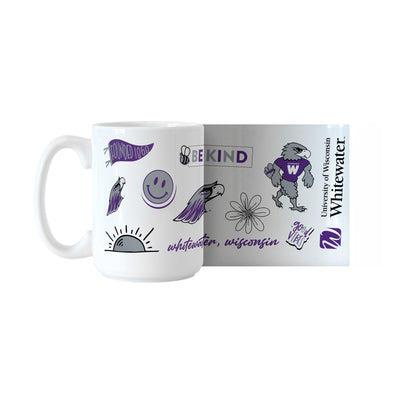 UW-Whitewater 15oz Native Sublimated Mug