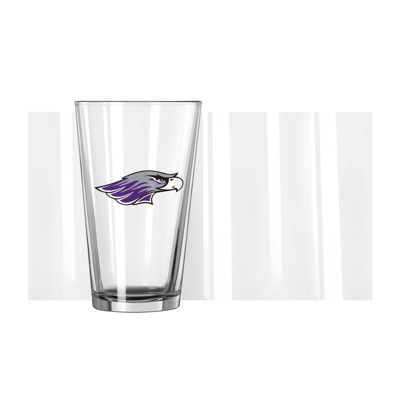 Wisconsin Whitewater 16oz Logo Pint Glass