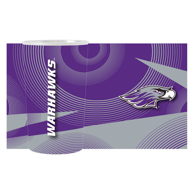 Wisconsin - Whitewater Geometric Hardwall Cup 4 Pack