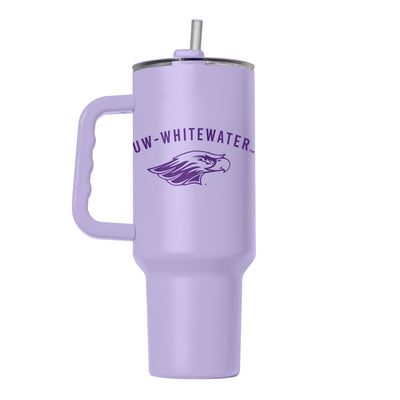 Wisconsin Whitewater 40oz Tonal Powder Coat Tumbler - Logo Brands