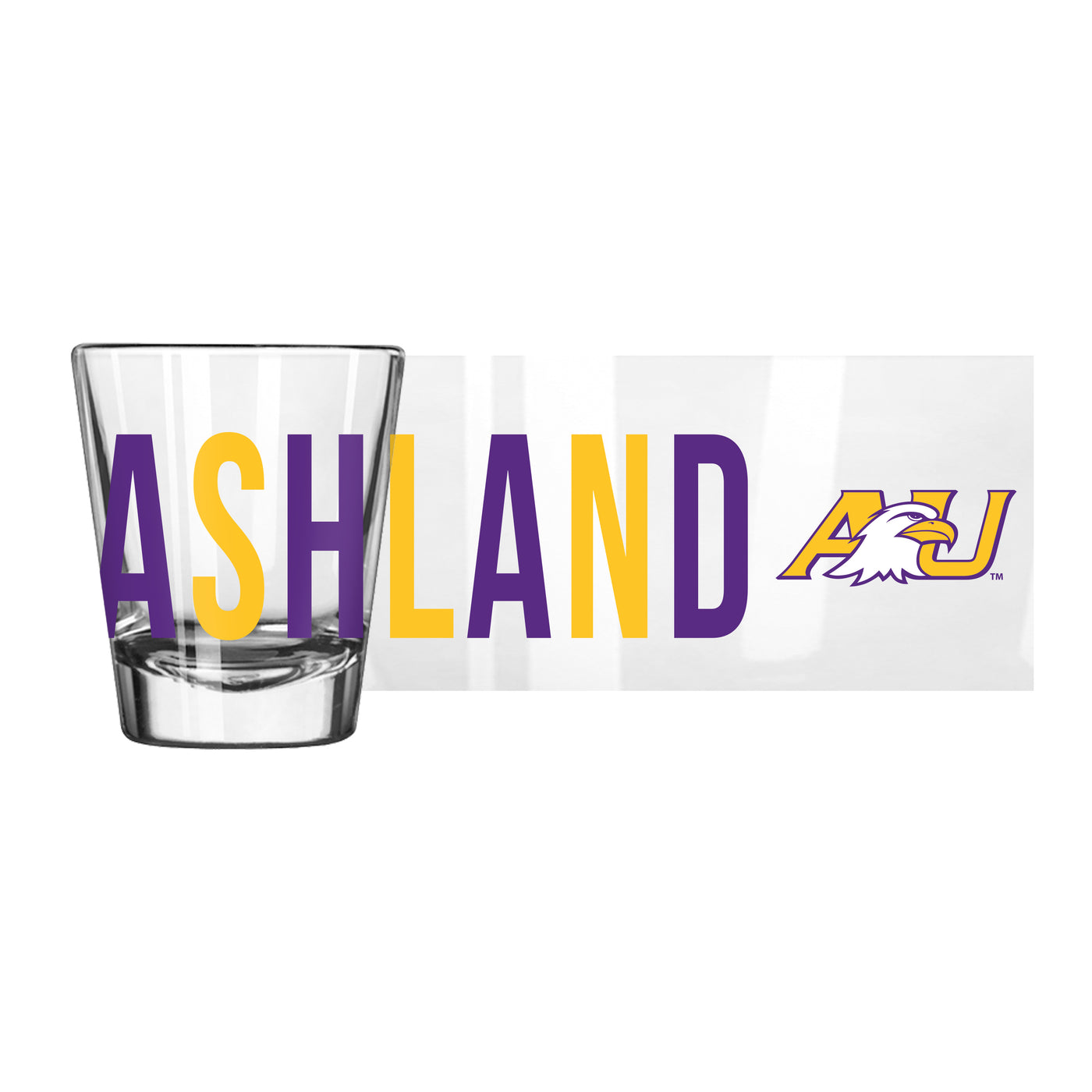 Ashland University 2oz Overtime Shot Glass - Logo Brands