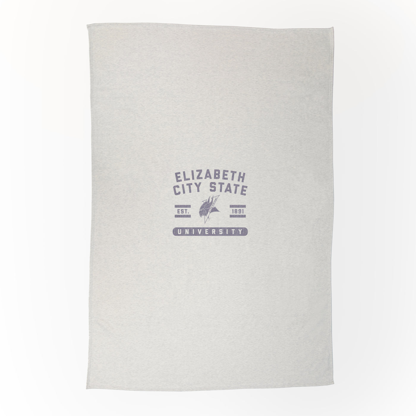 Elizabeth City State Oatmeal Sweatshirt Blanket