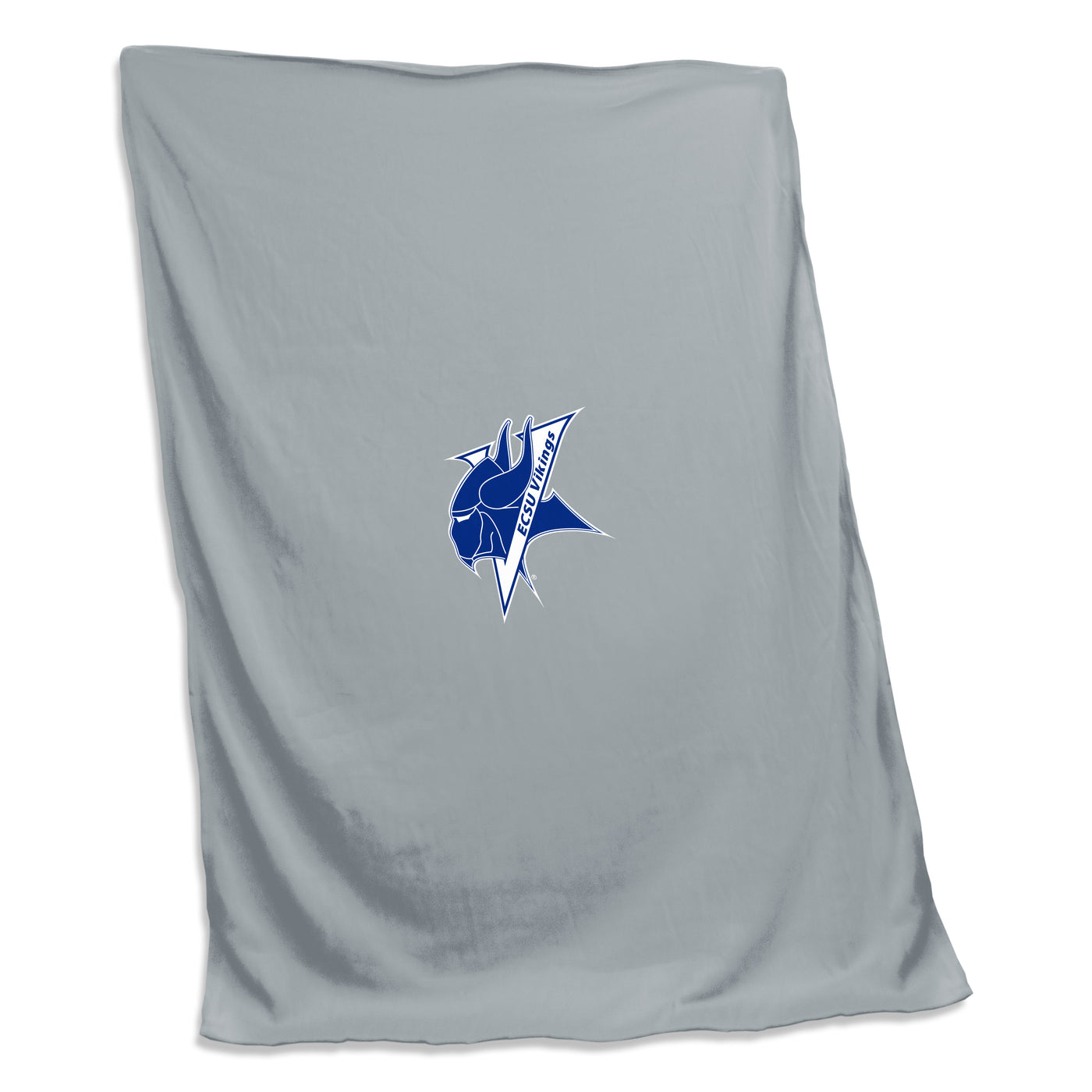 Elizabeth City State Gray Screened Sweatshirt Blanket