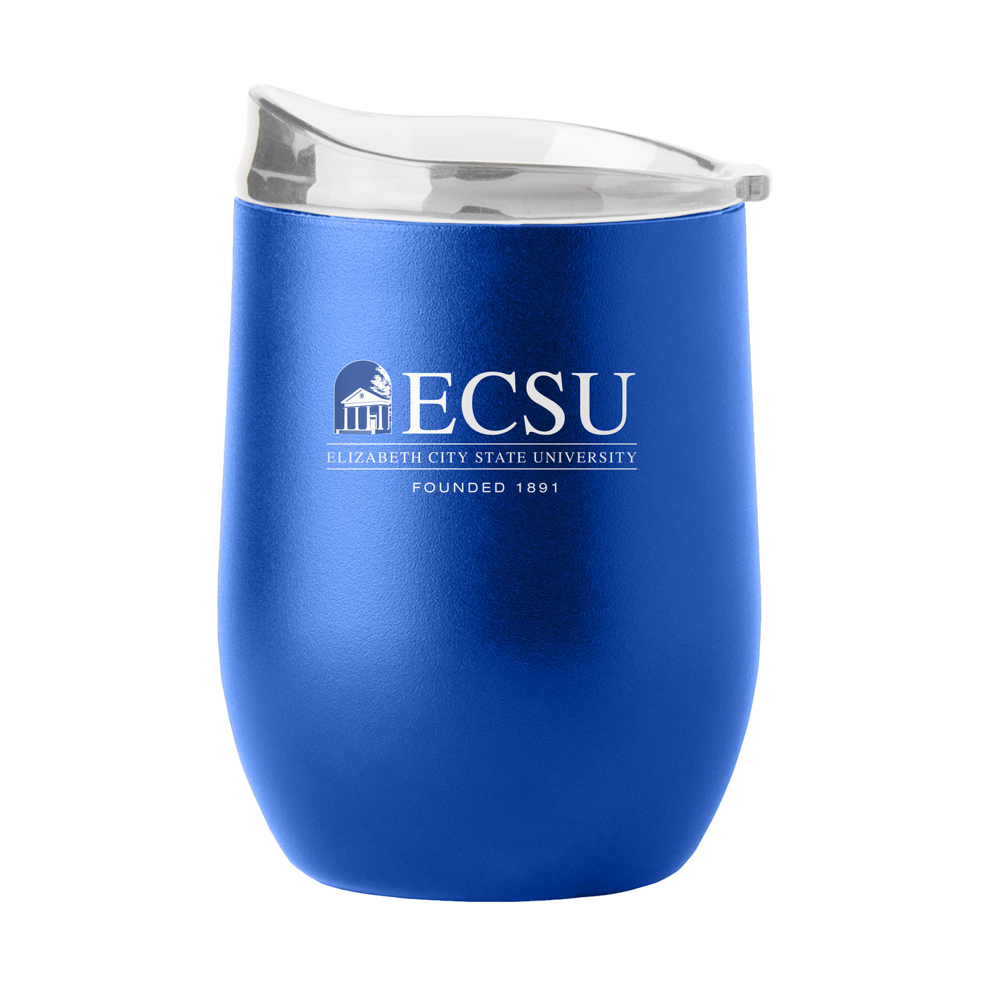 Elizabeth City State 16oz Flipside Powder Coat Curved Bev