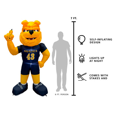 North Carolina A&T Yard Inflatable Mascot