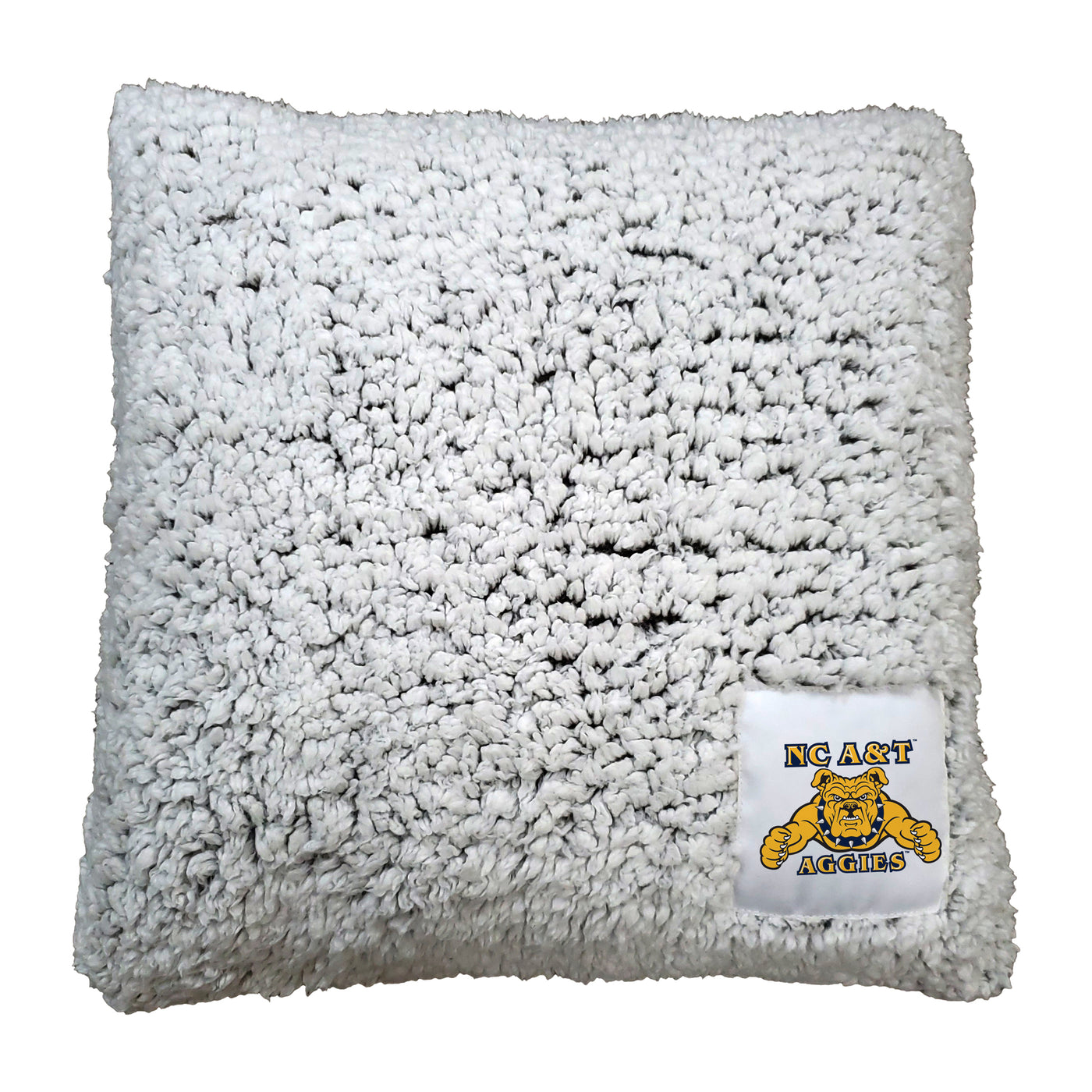 NC A&T State Frosty Throw Pillow