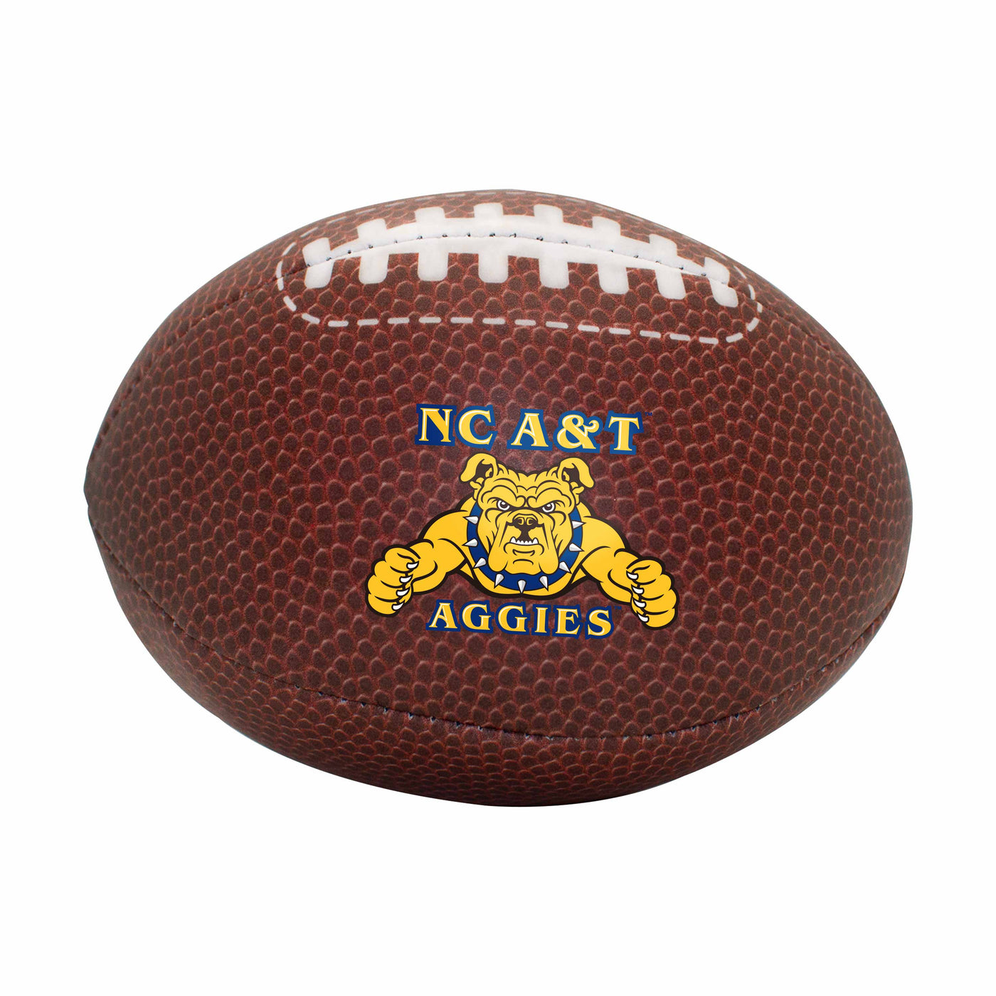 North Carolina A&T Composite Brown Micro Soft Football